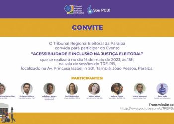 TRE-PB promove evento sobre acessibilidade e inclusão na Justiça Eleitoral
