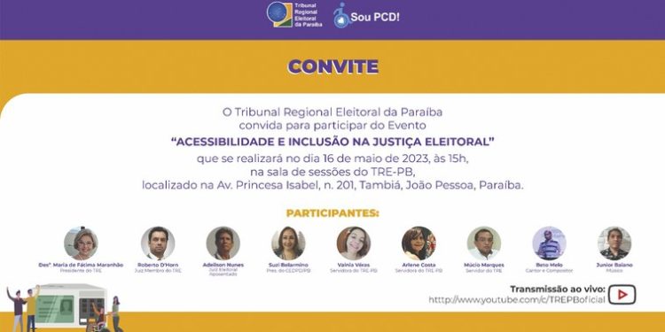 TRE-PB promove evento sobre acessibilidade e inclusão na Justiça Eleitoral