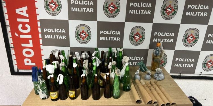 PM impede ataques de torcedores e apreende mais de 50 coquetéis molotov e rojões na BR 101