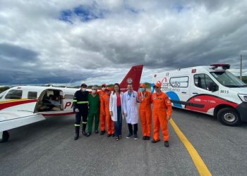 Coração Paraibano: Resgate da UTI Aérea garante atendimento rápido a paciente de 65 anos vítima de infarto
