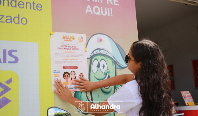 Prefeitura de Alhandra encerra campanha Maio Laranja em combate ao abuso e exploração sexual de crianças e adolescentes