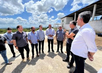Prefeito de Caldas Brandão, Fábio Rolim, realiza visita técnica na cooperativa de catadores da cidade de Itabaiana