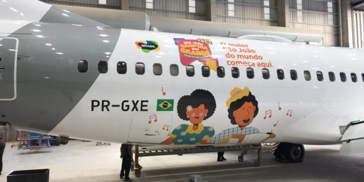 Voo inaugural da aeronave temática d’O Maior São João do Mundo terá muito forró e novidades