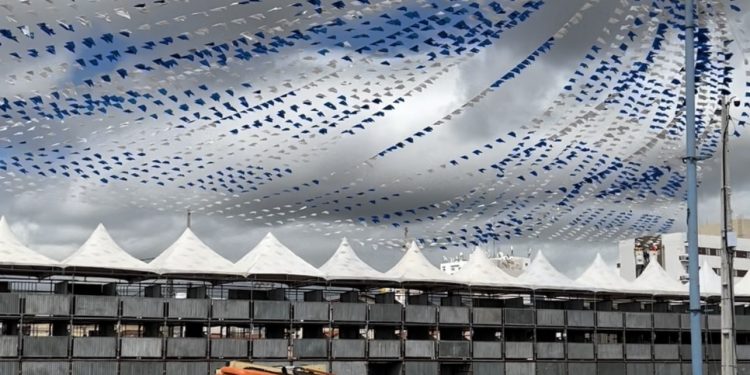 Terreiro do Forró está quase pronto para receber o público no São João de Patos 2023