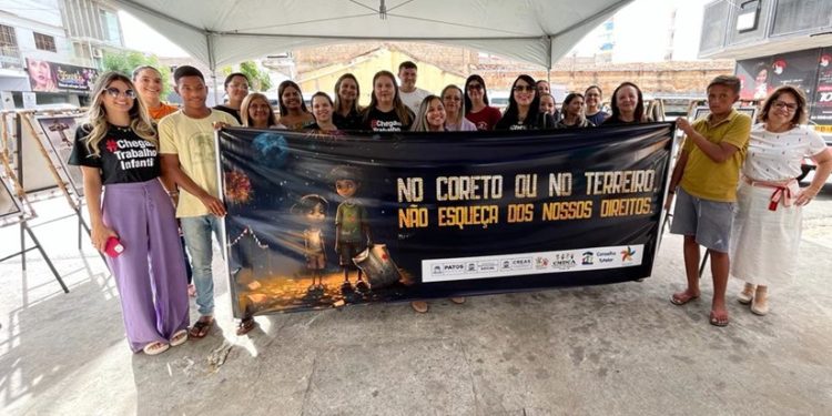 Prefeitura de Patos realiza ação alusiva ao Combate ao Trabalho Infantil e lança campanha educativa para o São João