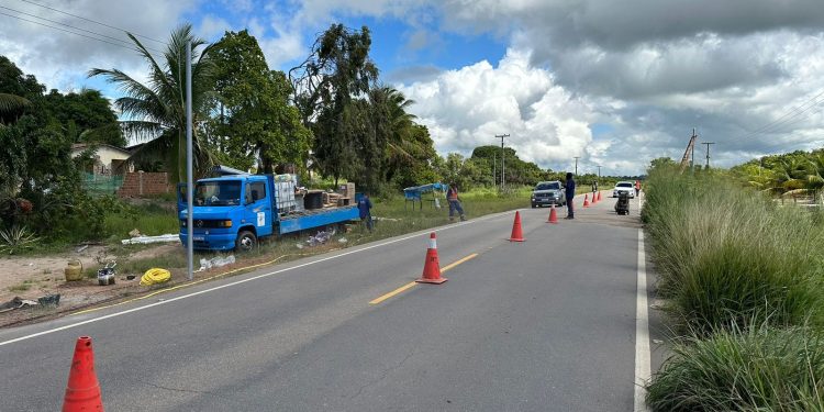 DER atende solicitação da Prefeitura de Conde para instalação de monitores de tráfego na Rodovia dos Tabajaras e na PB 008