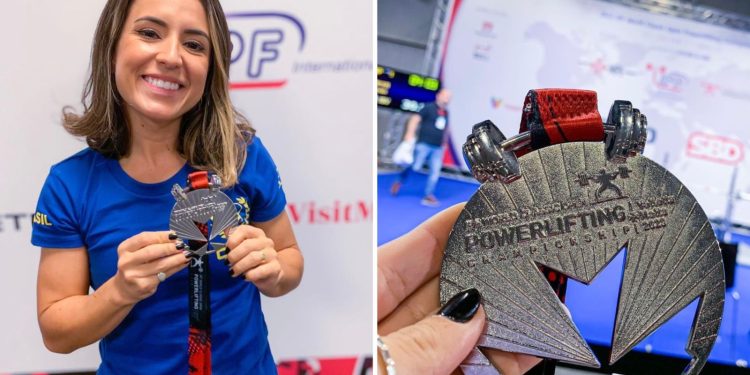 No Mundial de Powerlifting na Ilha de Malta, Mayara Rocha melhora índices e acaba entre as melhores atletas do mundo