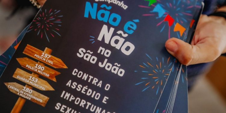 Cícero Lucena lança campanha “Não é Não no São João” e defende respeito aos direitos das mulheres