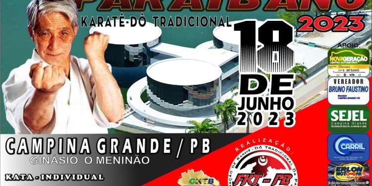 Ginásio “O Meninão” recebe neste domingo Campeonato Paraibano de Karatê-Do Tradicional