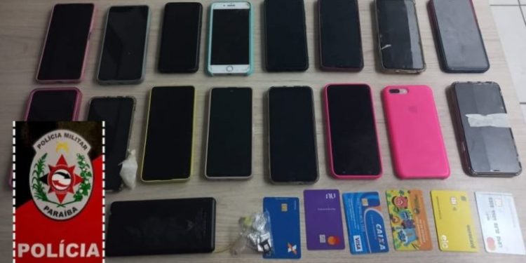 PM recupera 14 celulares furtados em festa de São João e prende grupo do RN responsável pelo crime