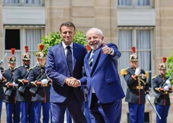 Lula e Macron tratam de acordo entre Mercosul e União Europeia