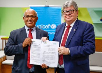 João e Unicef fecham acordo para fortalecer políticas públicas destinadas a crianças e adolescentes do Nordeste