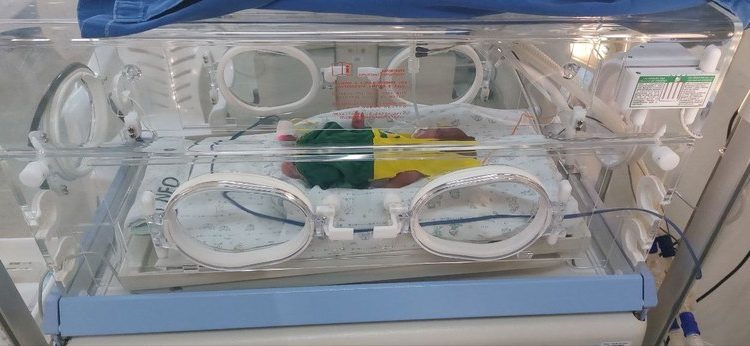 Edson Ramalho entra em clima de copa e veste os recém-nascidos da UTI Neo para ensaio fotográfico