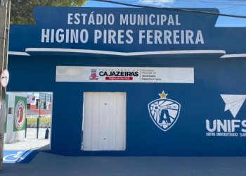 Novo Higino Pires: obras do estádio municipal serão entregues nesta sexta-feira pelo prefeito Zé Aldemir
