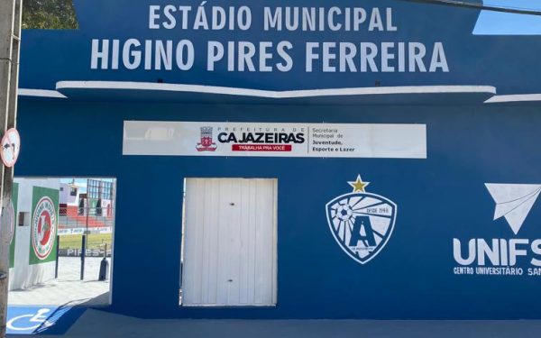 Novo Higino Pires: obras do estádio municipal serão entregues nesta sexta-feira pelo prefeito Zé Aldemir