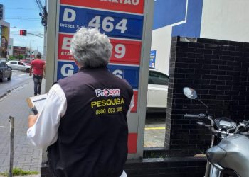 Preço médio da gasolina é de R$ 5,376 em João Pessoa