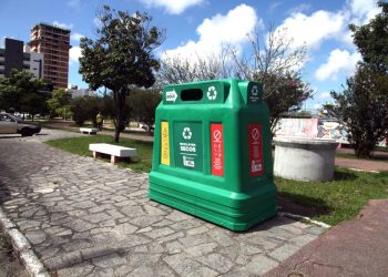 EMLUR instala pontos de entrega voluntária de materiais recicláveis em locais públicos