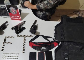 Polícia Militar apreende armas, munições, coletes balísticos e drogas no Litoral Sul da Paraíba