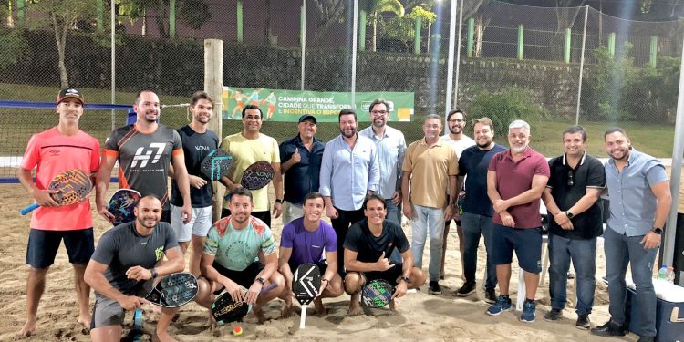 Prefeitura de Campina Grande entrega moderna Arena de Beach Tênis, no Parque da Criança