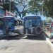Motoristas de ônibus protestam por mais segurança no transporte coletivo