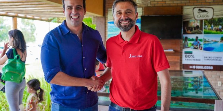 Governador em exercício recebe presidente do Fida em visita oficial à Paraíba