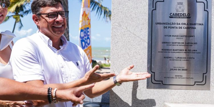 Prefeitura de Cabedelo entrega 1ª etapa da urbanização da praia de Ponta de Campina