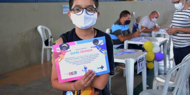 Capital segue ofertando vacina contra Covid-19 para população a partir dos seis meses de idade