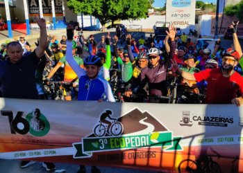 Evento do Ecopedal de Cajazeiras reúne ciclistas da região e movimenta a cidade