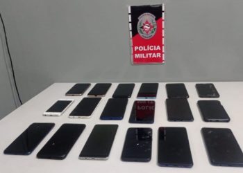 Polícia Militar captura acusado de receptação e recupera 18 celulares em Bayeux