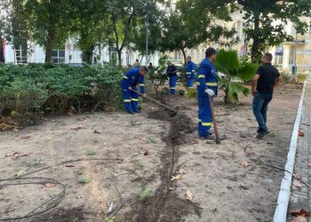 Seinfra restabelece iluminação pública na Praça Venâncio Neiva, no Centro da Capital