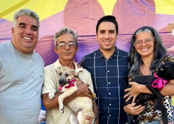 Guga Oliveira comemora sucesso de evento de adoção de animais realizado em João Pessoa
