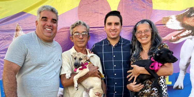 Guga Oliveira comemora sucesso de evento de adoção de animais realizado em João Pessoa