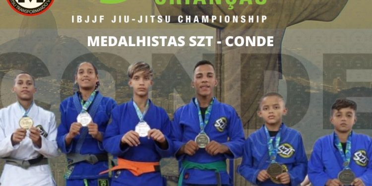 Atletas do jiu-jítsu de Conde conquistam medalhas em Campeonato Sul Americano de Crianças no Rio de Janeiro