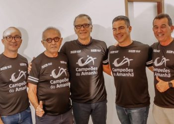 Cícero participa de palestra com o ex-técnico da Seleção Brasileira de Vôlei, Bernardinho