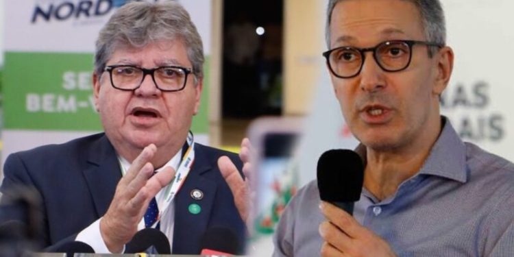 Mídia nacional repercute “climão” entre João e Zema na cerimônia do PAC após polêmica sobre o Nordeste