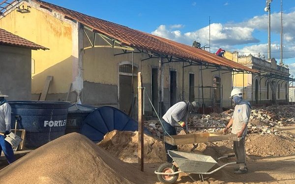 Em Sousa – Obra do Largo da Estação está em ritmo acelerado