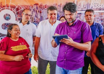 Leo Bezerra autoriza pavimentação em 18 ruas de Gramame e Prefeitura se aproxima de atingir mil ordens de serviço de infraestrutura