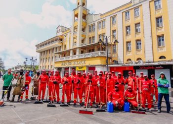 Programa ‘Bora Cuidar’ reforça ações de zeladoria no Centro Histórico da Capital
