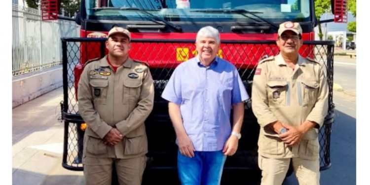 6ª CIA do Corpo de Bombeiros de Itabaiana recebe do Governo do Estado “Viatura Auto Bomba Tanque Florestal”