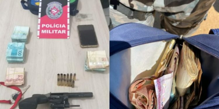 Polícia Militar frustra assalto contra fábrica e apreende arma de fogo de criminosos no Sertão