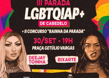 Cabedelo promove III Parada LGBTQIAP+ do município no dia 30 de setembro