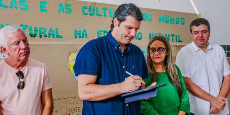 Prefeito em exercício autoriza reforma e ampliação do CMEI Vera Lúcia, em Mangabeira