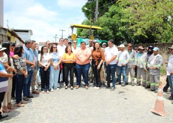 Prefeita Eunice Pessoa acompanha início das obras do Programa Travessias Urbanas em Mamanguape