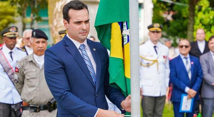 Vice-governador participa de desfile cívico-militar da Independência do Brasil em João Pessoa