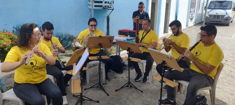 Governo da Paraíba oportuniza aos filhos de reeducandos aprenderem a tocar um instrumento