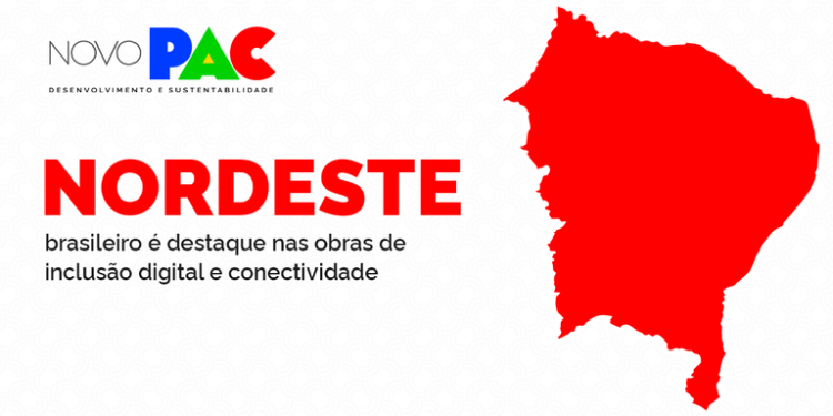 Nordeste brasileiro é destaque nas obras de inclusão digital e conectividade