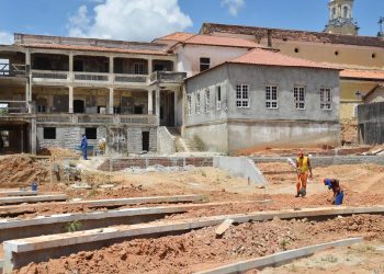 Obra de revitalização do Conventinho segue em ritmo acelerado