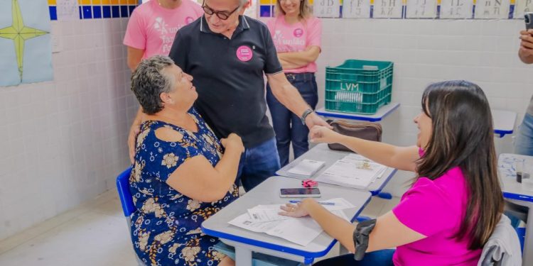 Cícero Lucena reforça a importância da prevenção e destaca ações do ‘Saúde + Perto Mulher’ em Mangabeira