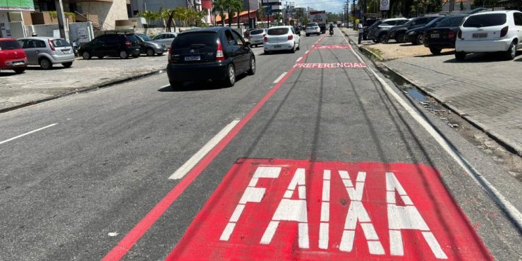 Semob-JP revitaliza mais de 14 quilômetros de ciclofaixas, faixas compartilhadas e pista de cooper