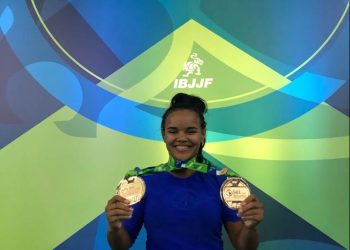 Atleta condense Iara Haycca se consagra como campeã sul-americana de Jiu-jitsu Nogi 2023